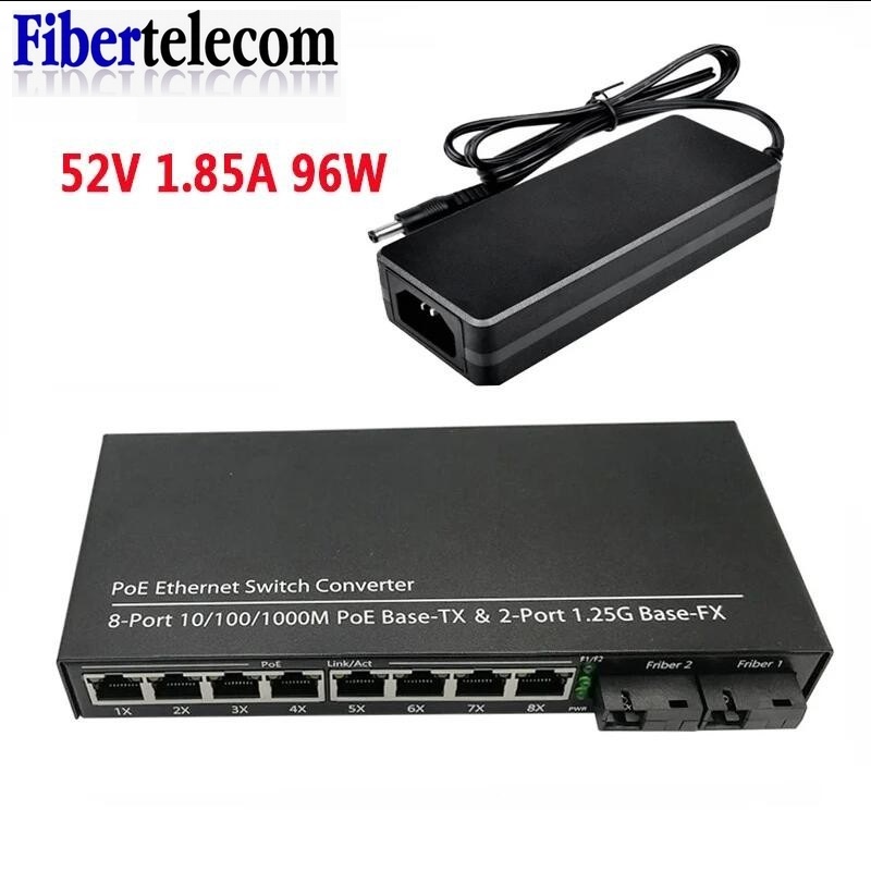 Power Over Ethernet - Switch POE 4 POE 2 Fibra