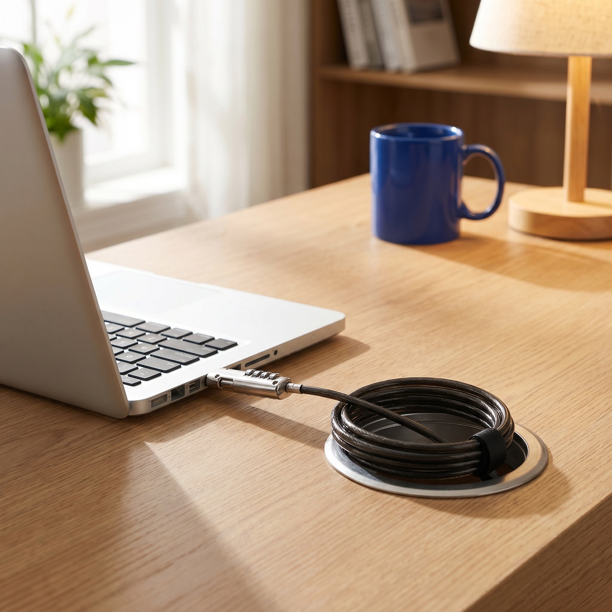 Cable Lock Laptop - Candado de Seguridad para Portátil con