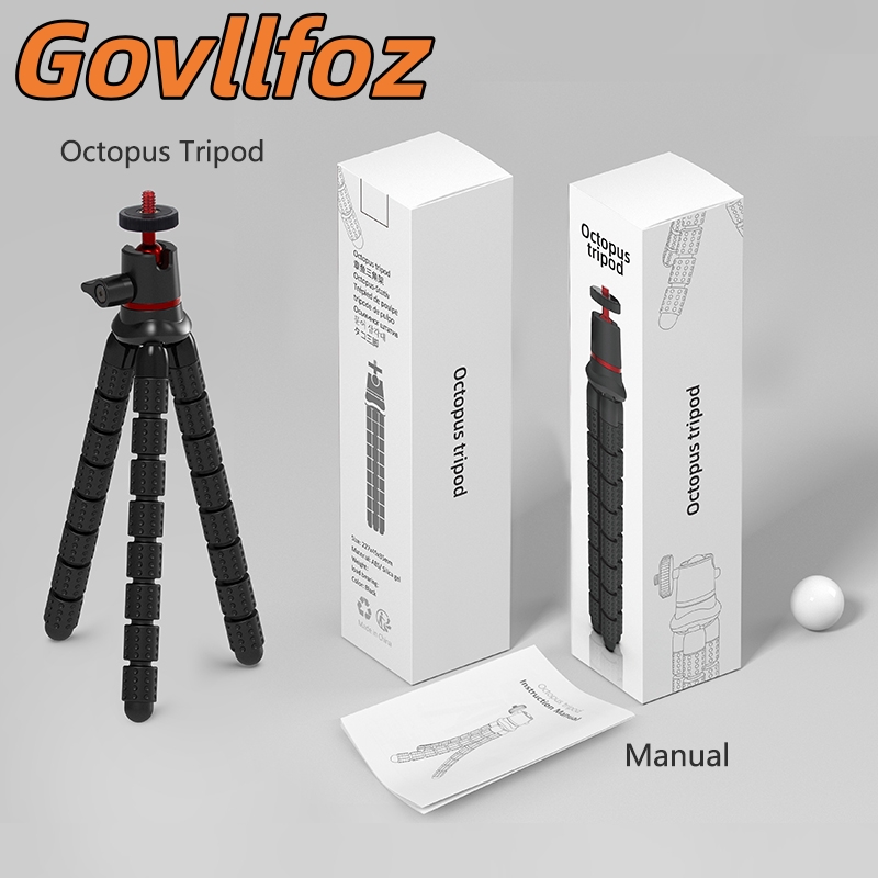 Webcam Stand Clip - Mini Trípode Flexible Universal para Fotografía,