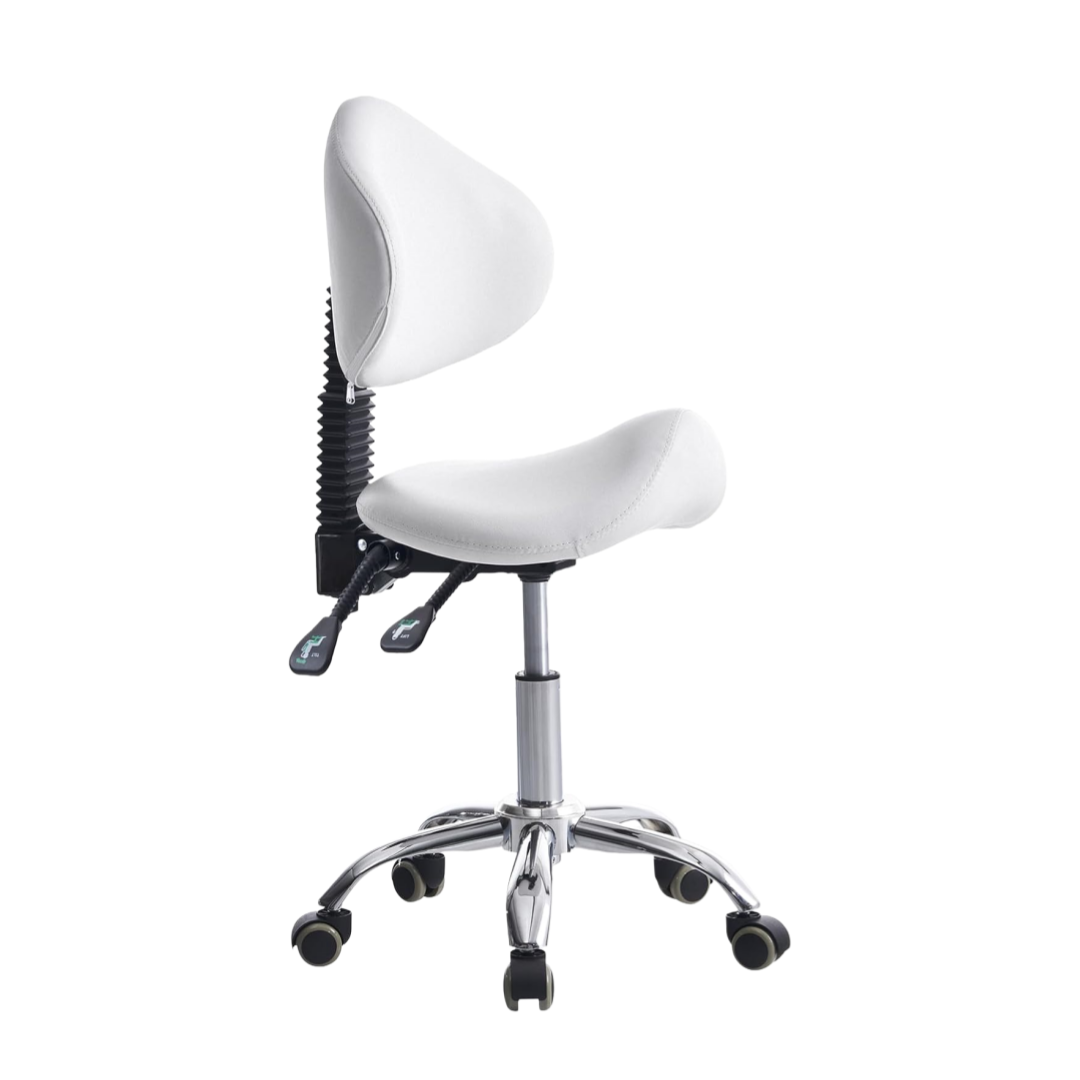 Office Tech Chair - Taburete de sillín, silla rodante con