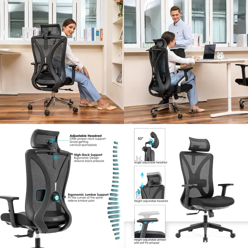 Office Tech Chair - Silla de oficina moderna y duradera