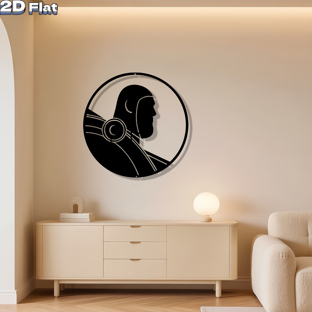 Tech Office Wall Decor - CIFbuy ModernRobot - Escultura de metal