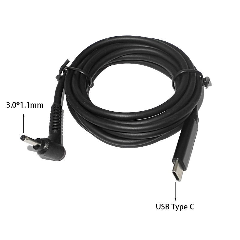 Cable Lock Laptop - Convertidor de enchufe macho USB tipo