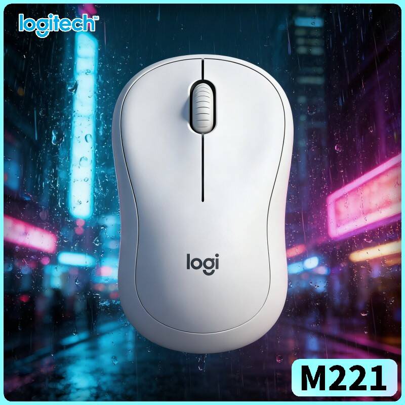 Office Of Tech - Ratón Ergonómico Silencioso Logitech M221 -