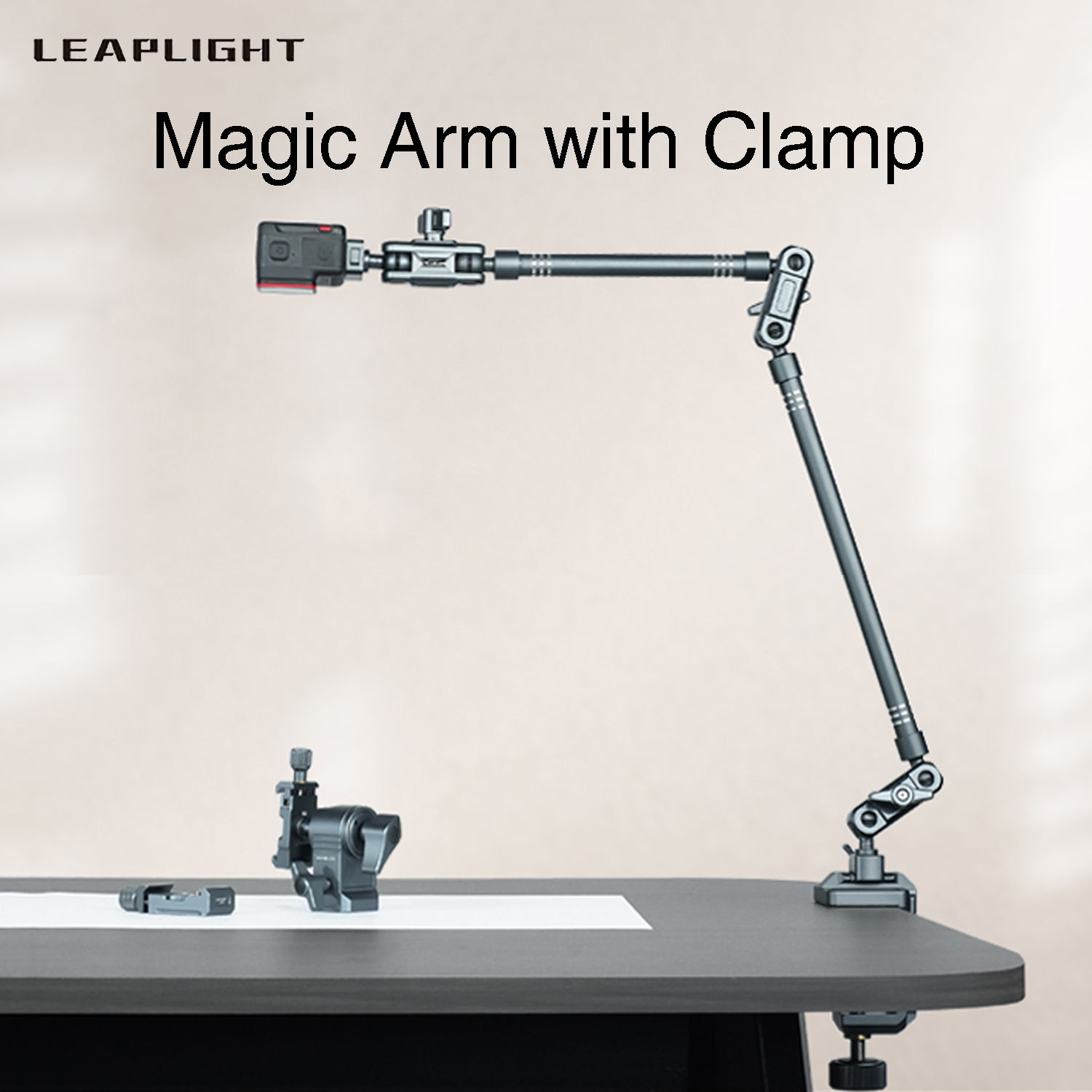 Webcam Stand Clip - LEAPLIGHT Brazo Mágico con Abrazadera en