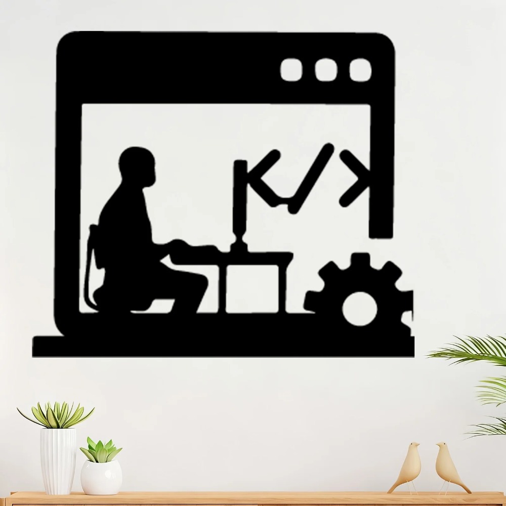 Tech Office Wall Decor - Arte Metálico Moderno para Pared con