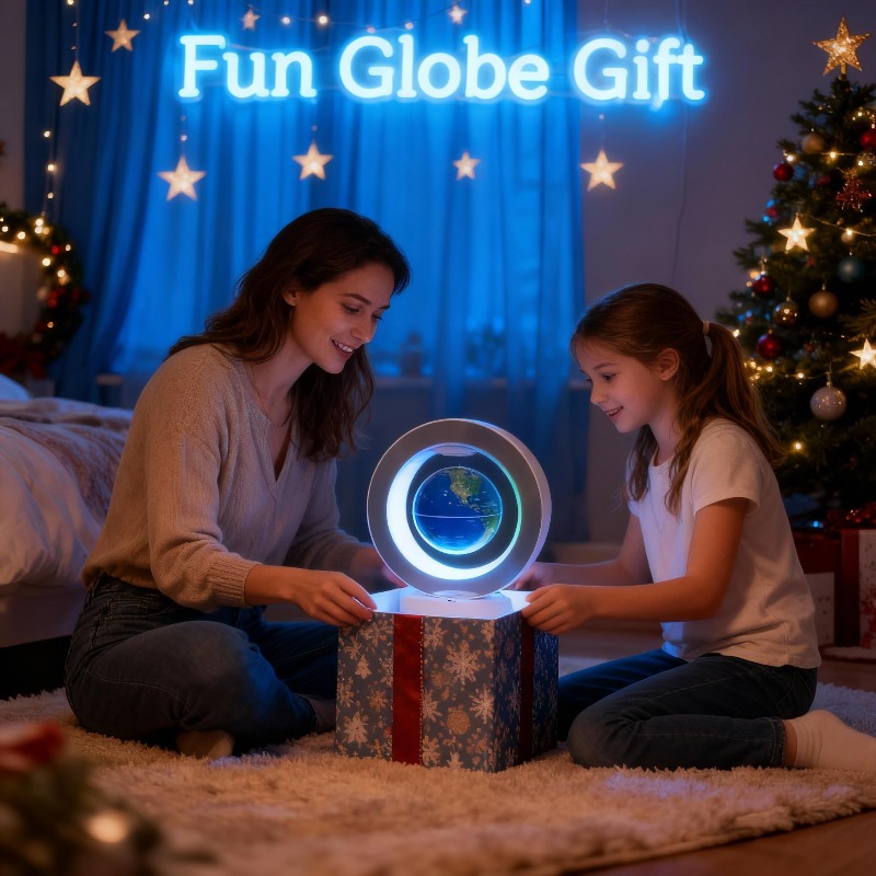 Office Tech Gifts For Men - Altavoz Bluetooth con Globo Levitante, Lámpara