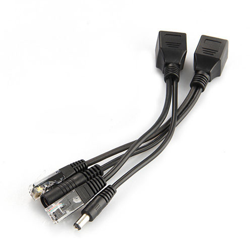 Power Over Ethernet - Cable adaptador POE RJ45, divisor de