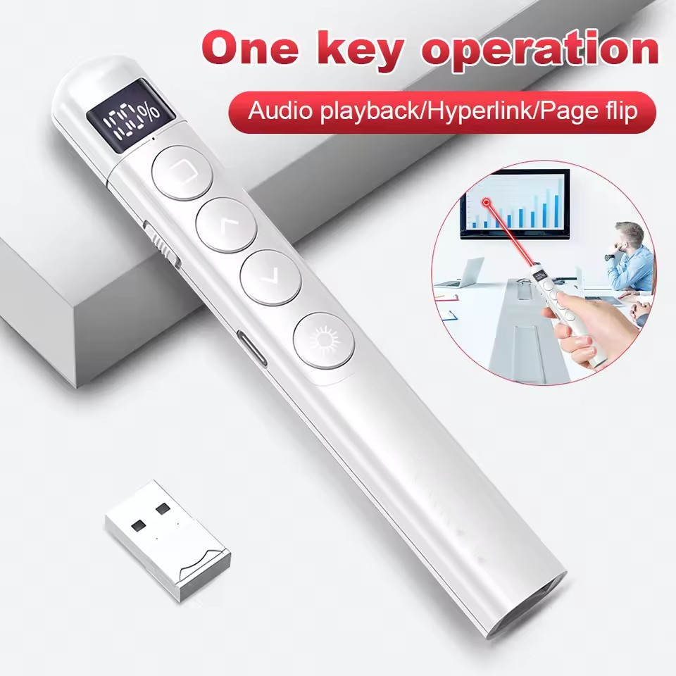 Presentation Remote Laser - Nuevo Lápiz Presentador Inalámbrico con Control