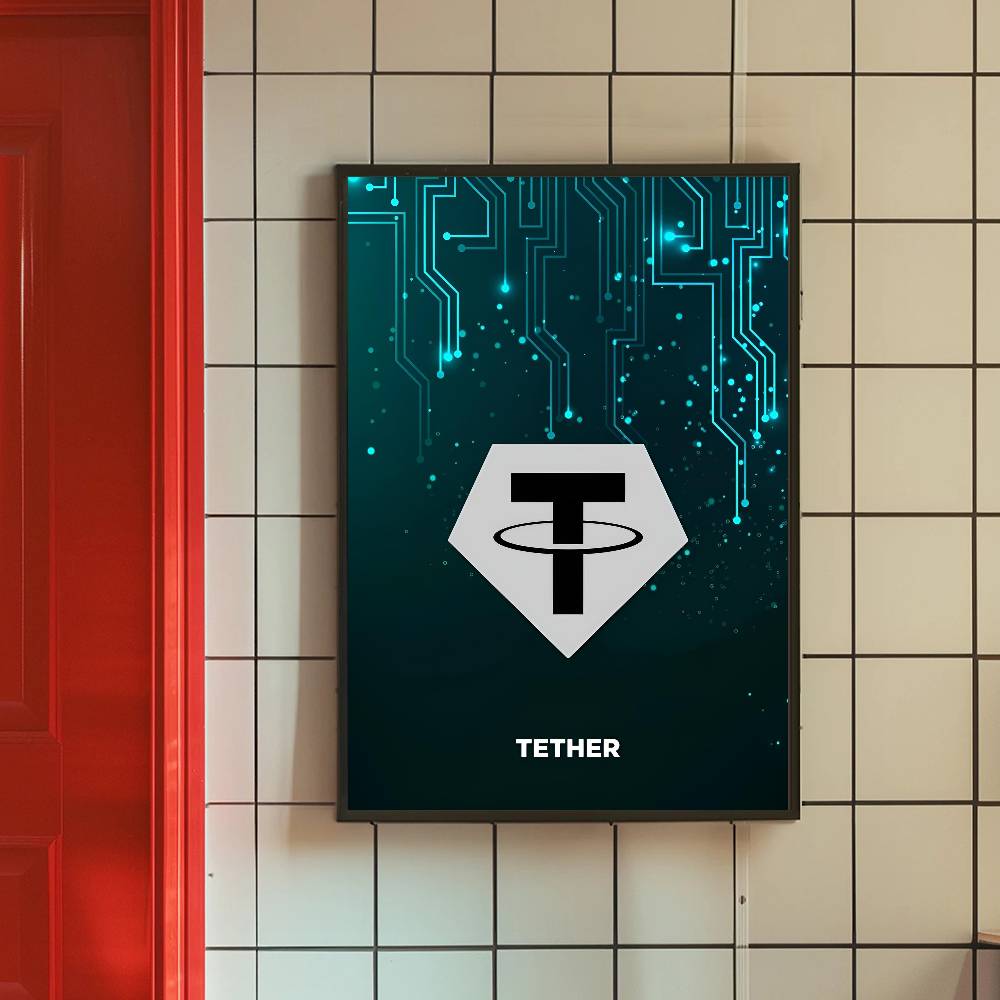 Póster con Símbolo de Criptomo - Tech Office Wall Decor reseña y precio