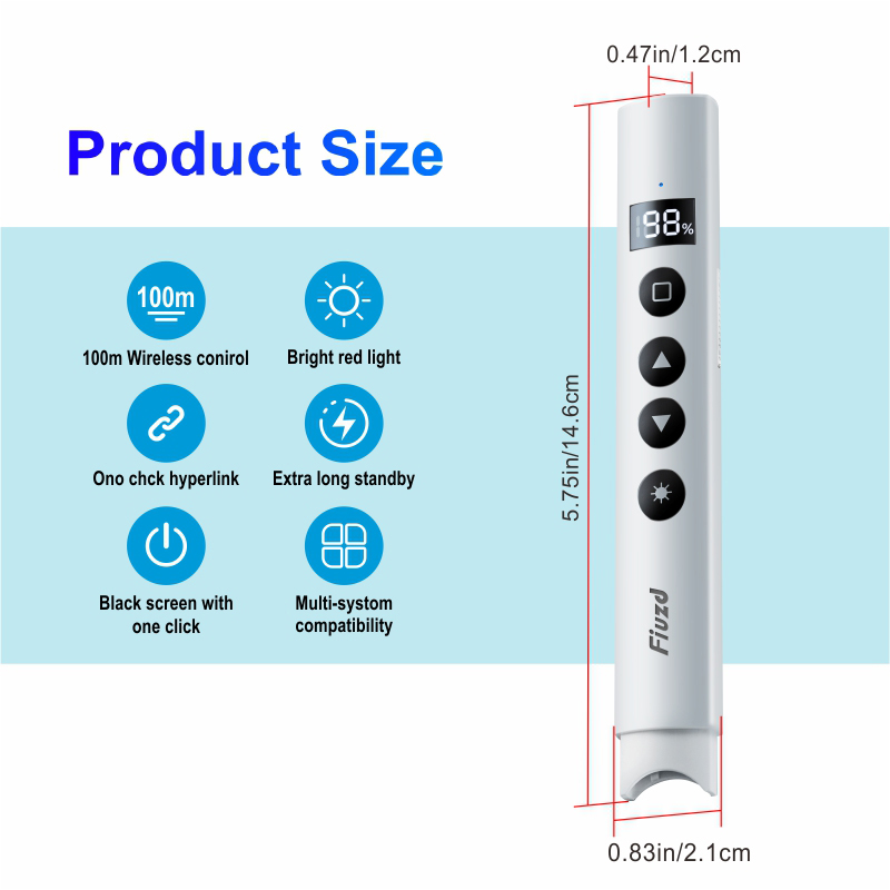 Nuevo presentador inalámbrico, - Presentation Remote Laser reseña y precio