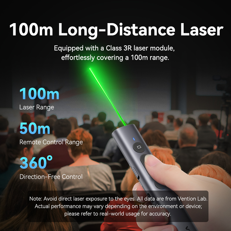 Vention-puntero láser inalámbr - Presentation Remote Laser reseña y precio