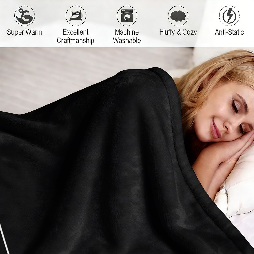 Manta de Franela con Estampado - Office Of Tech reseña y precio