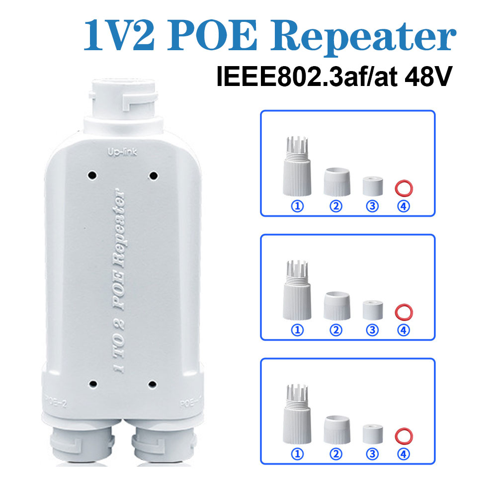 Repetidor POE de 2 puertos res - Power Over Ethernet reseña y precio