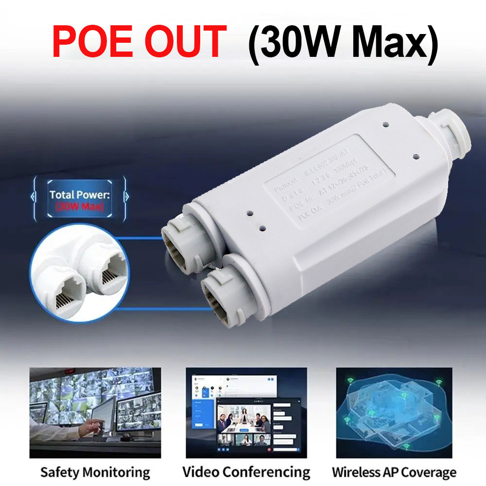 Repetidor POE de 2 puertos res - Power Over Ethernet reseña y precio