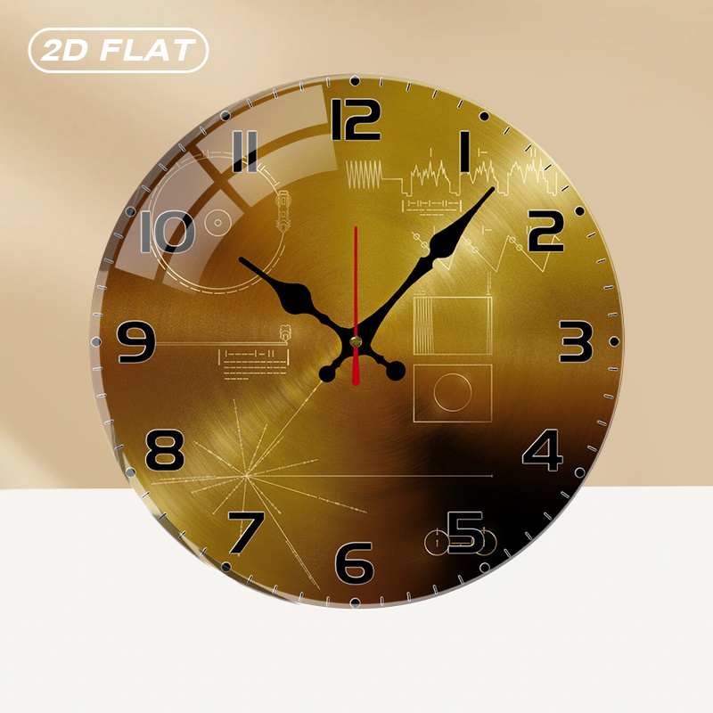Reloj de Pared Redondo de Acrí - Tech Office Wall Decor reseña y precio