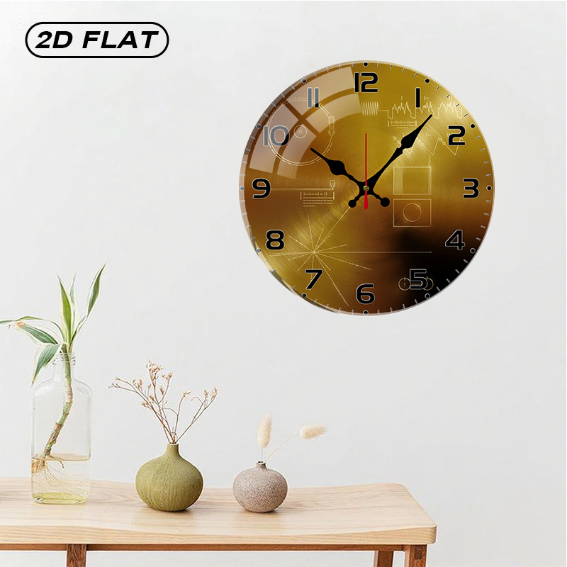 Reloj de Pared Redondo de Acrí - Tech Office Wall Decor reseña y precio