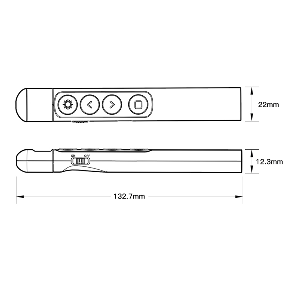 Puntero de presentación láser  - Presentation Remote Laser reseña y precio
