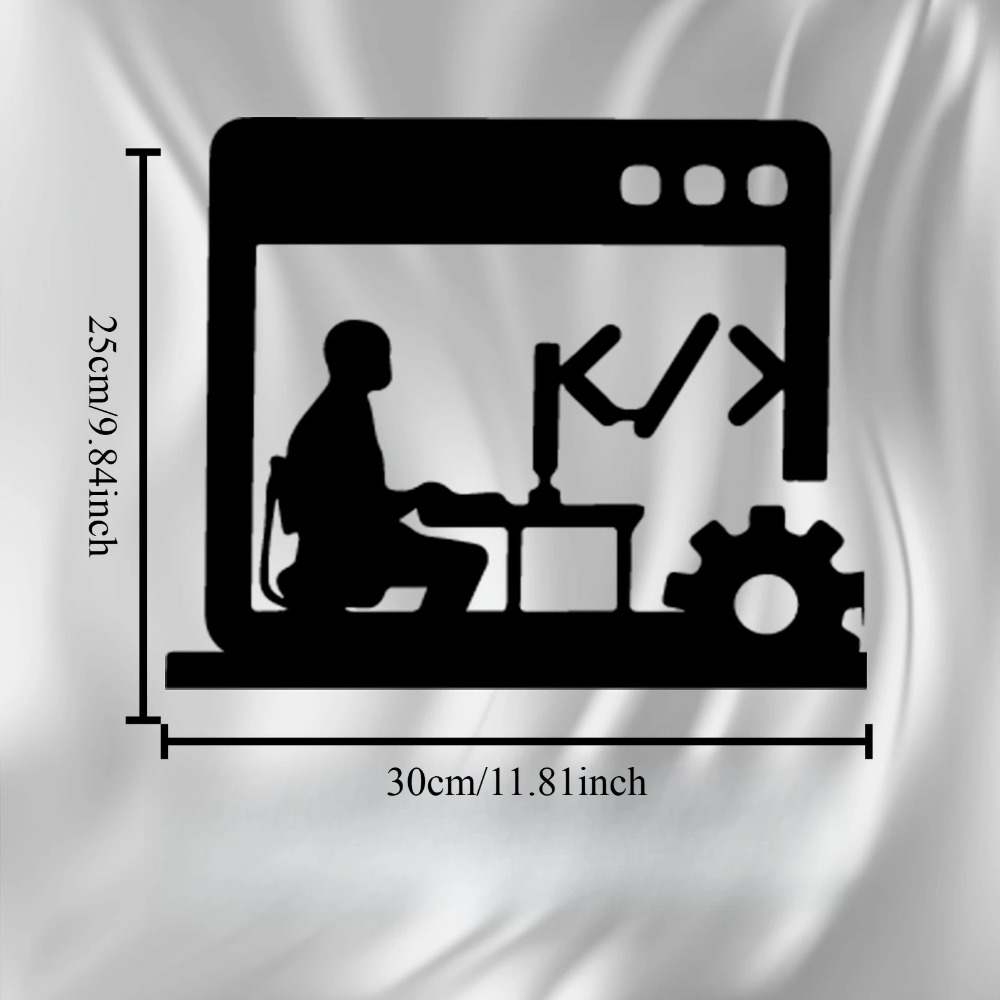 Arte Metálico Moderno para Par - Tech Office Wall Decor reseña y precio