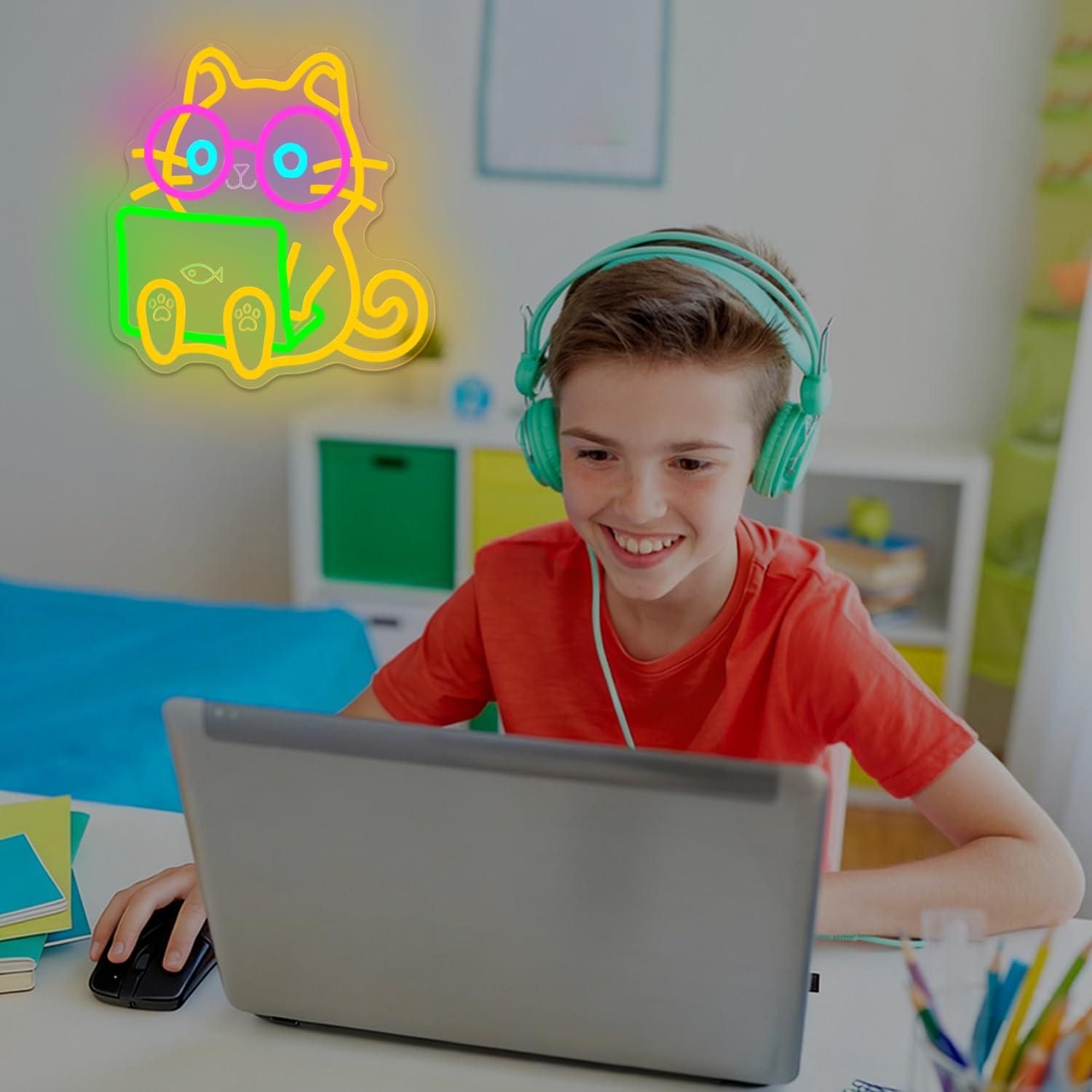 Letrero Luminoso LED USB Regul - Tech Office Wall Decor reseña y precio