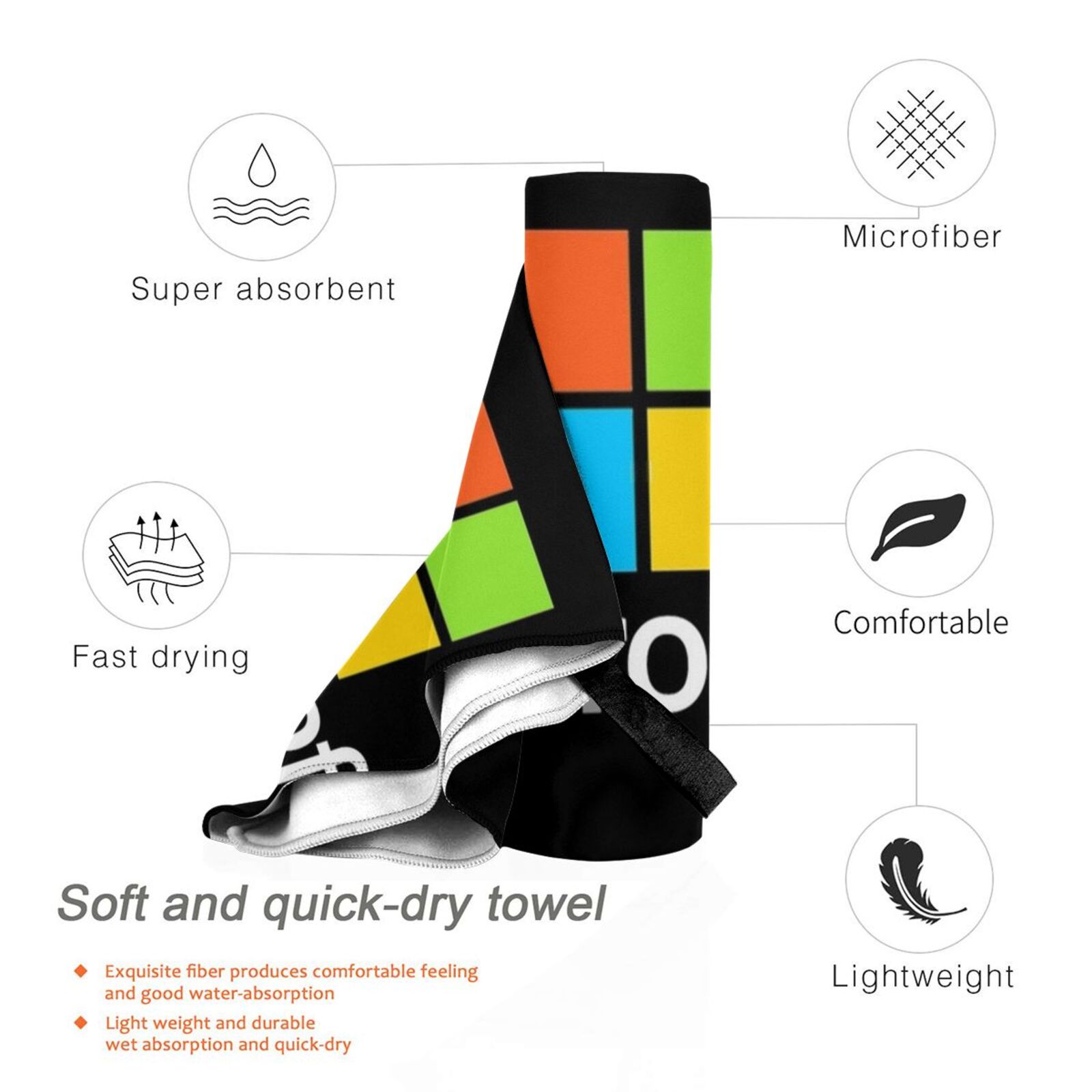 Microsoft Tipo Toalla de baño  - Office Tech Typing reseña y precio