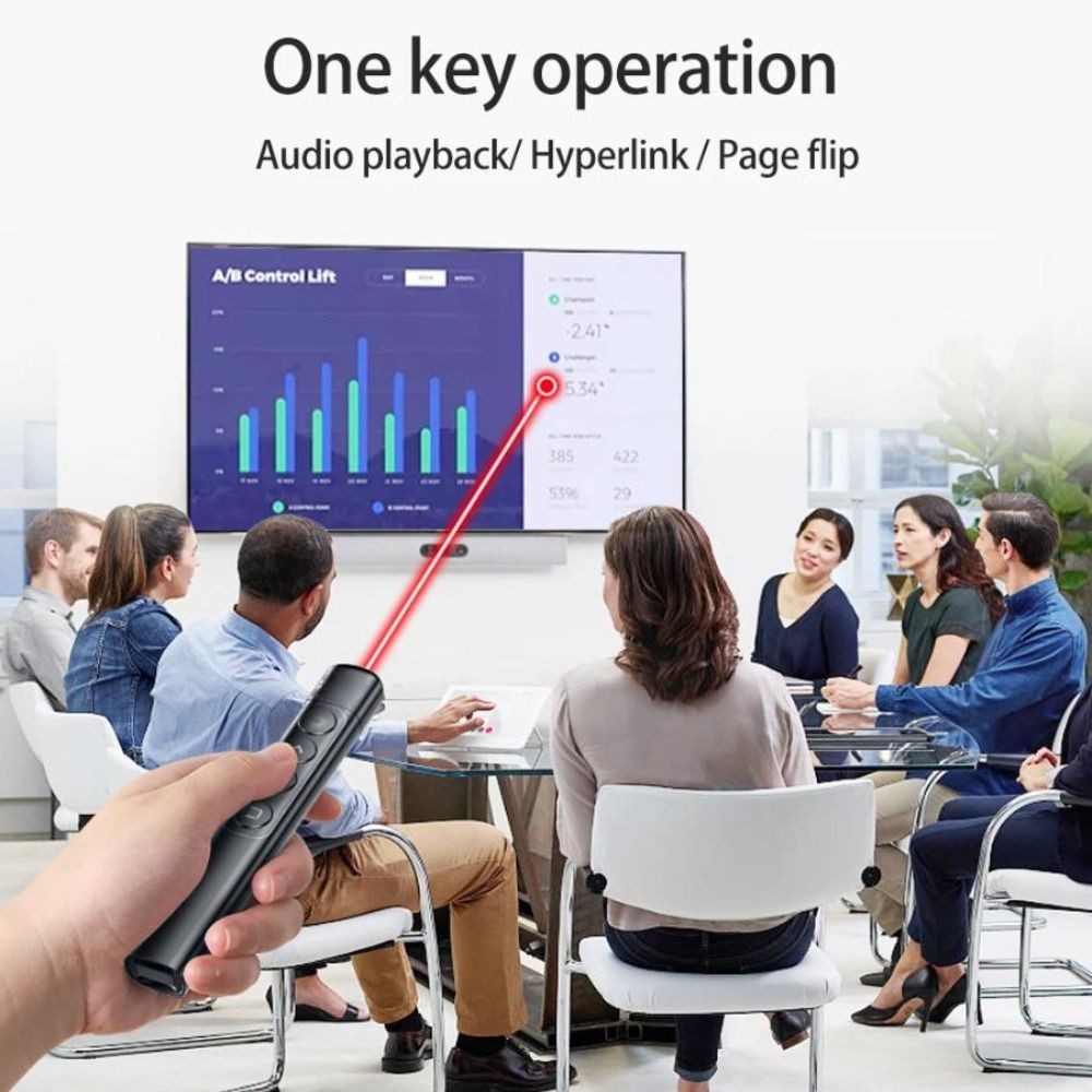 Clicker de presentación inalám - Presentation Remote Laser reseña y precio