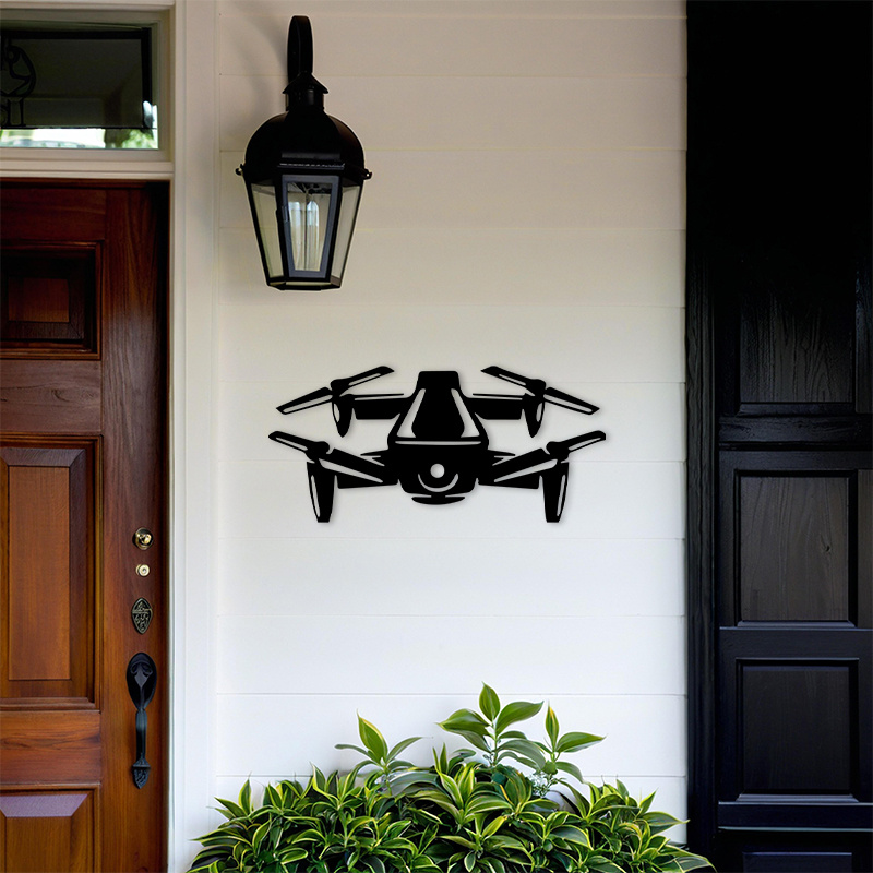 Moderna Silueta de Dron en Alu - Office Of Tech reseña y precio
