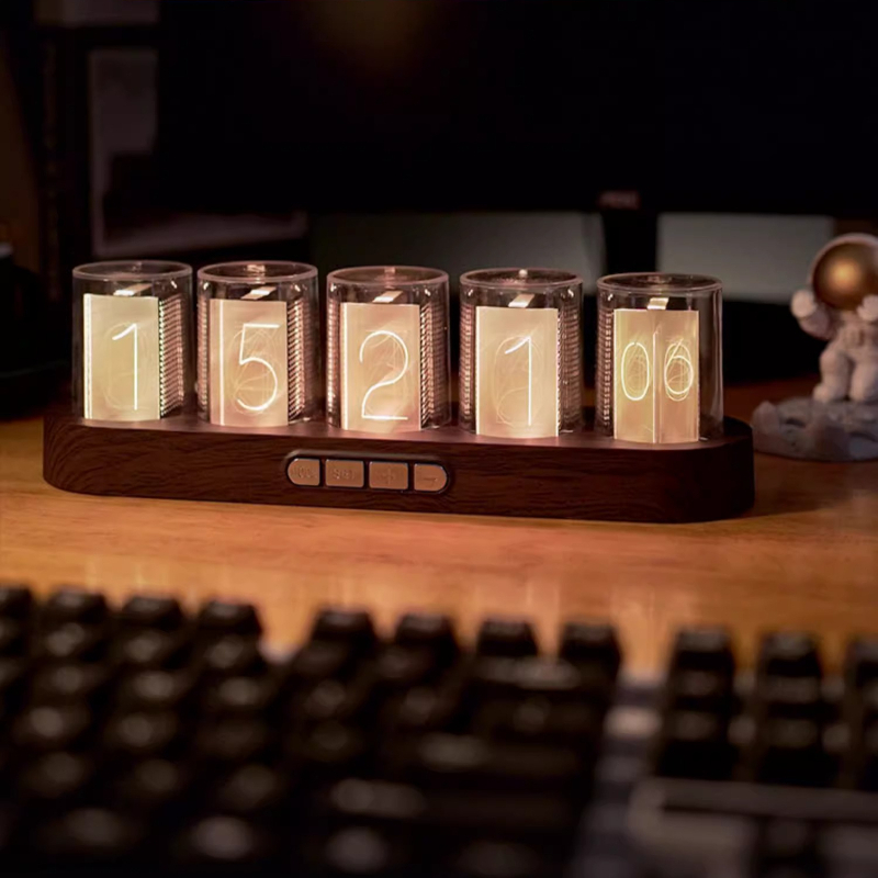 Reloj de tubo LED Nixie RGB pa - Office Tech Set Up reseña y precio