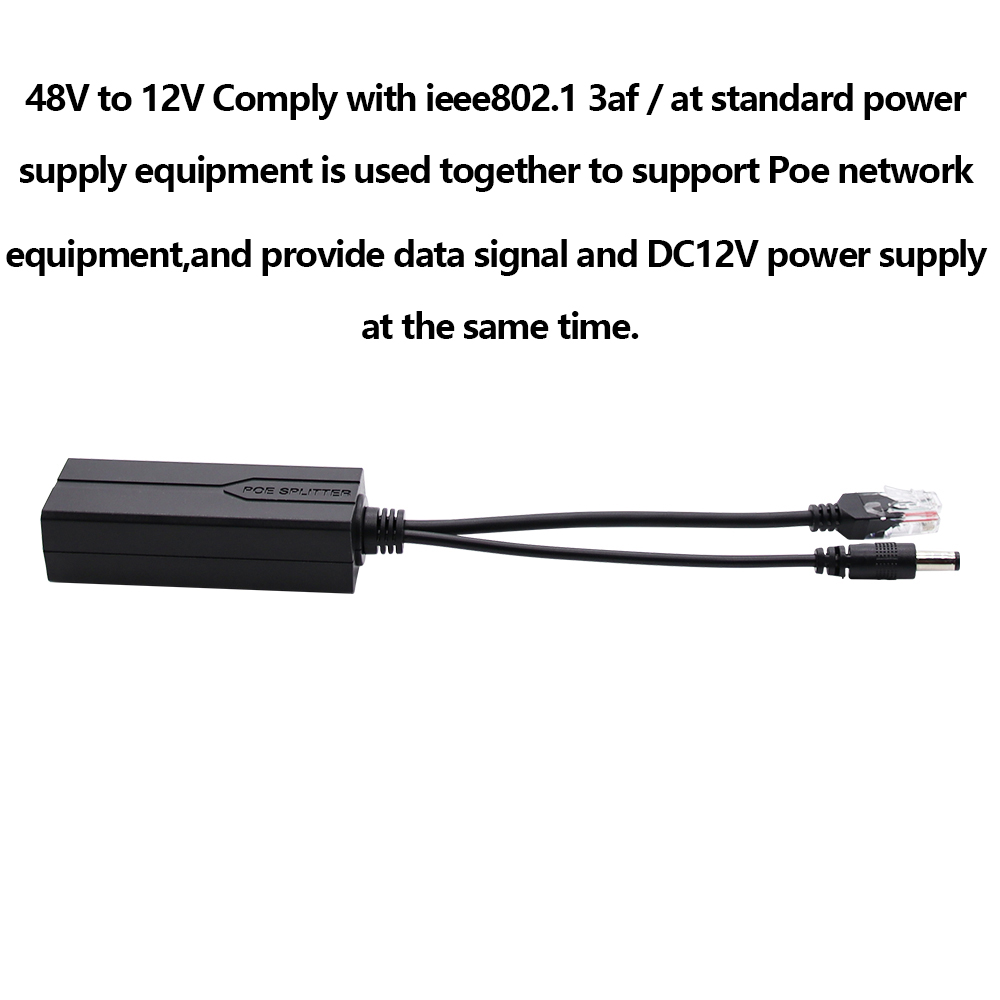 Divisor POE 48V a 12V/5V IEEE  - Power Over Ethernet reseña y precio