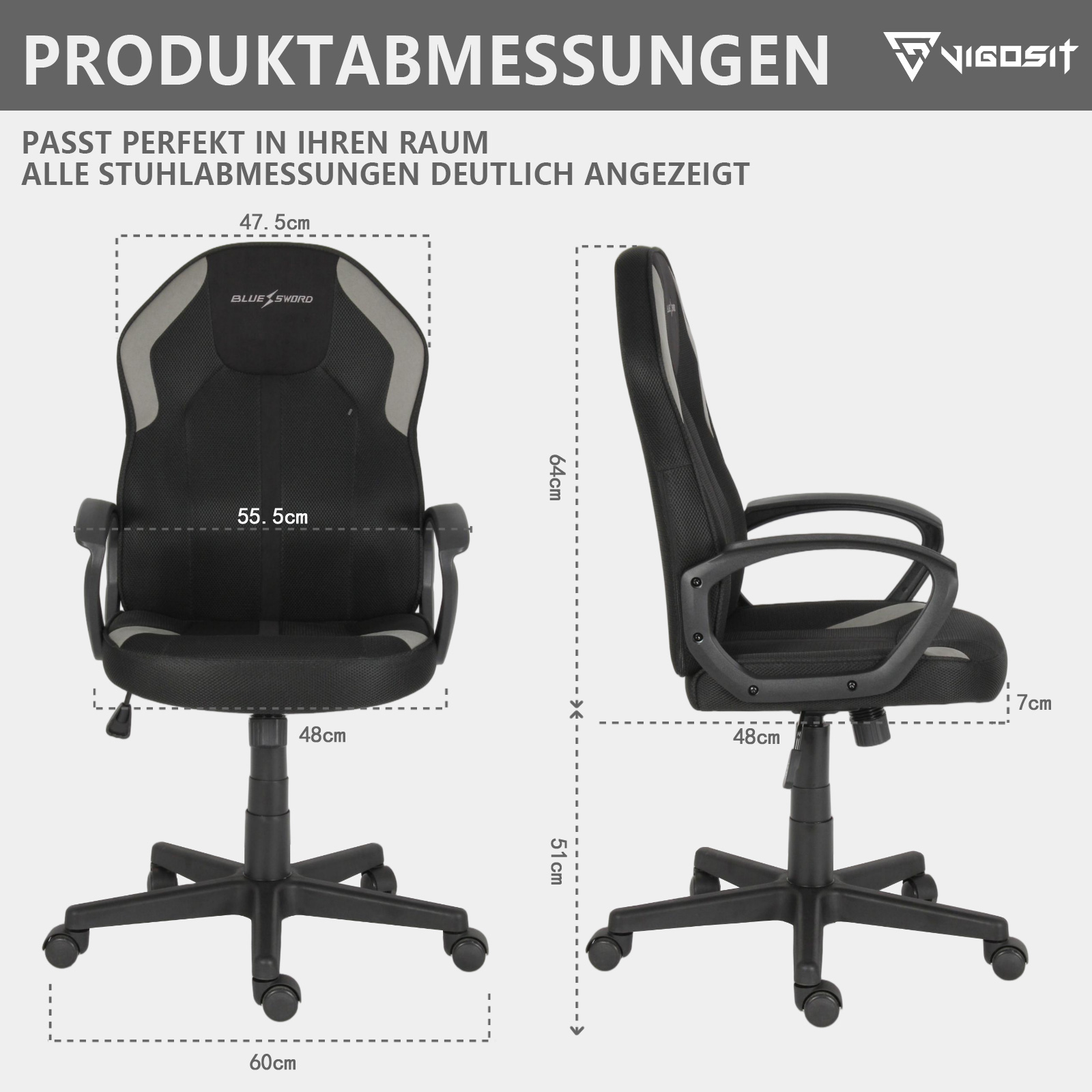 Silla de Oficina Ergonómica Vi - Office Tech Chair reseña y precio