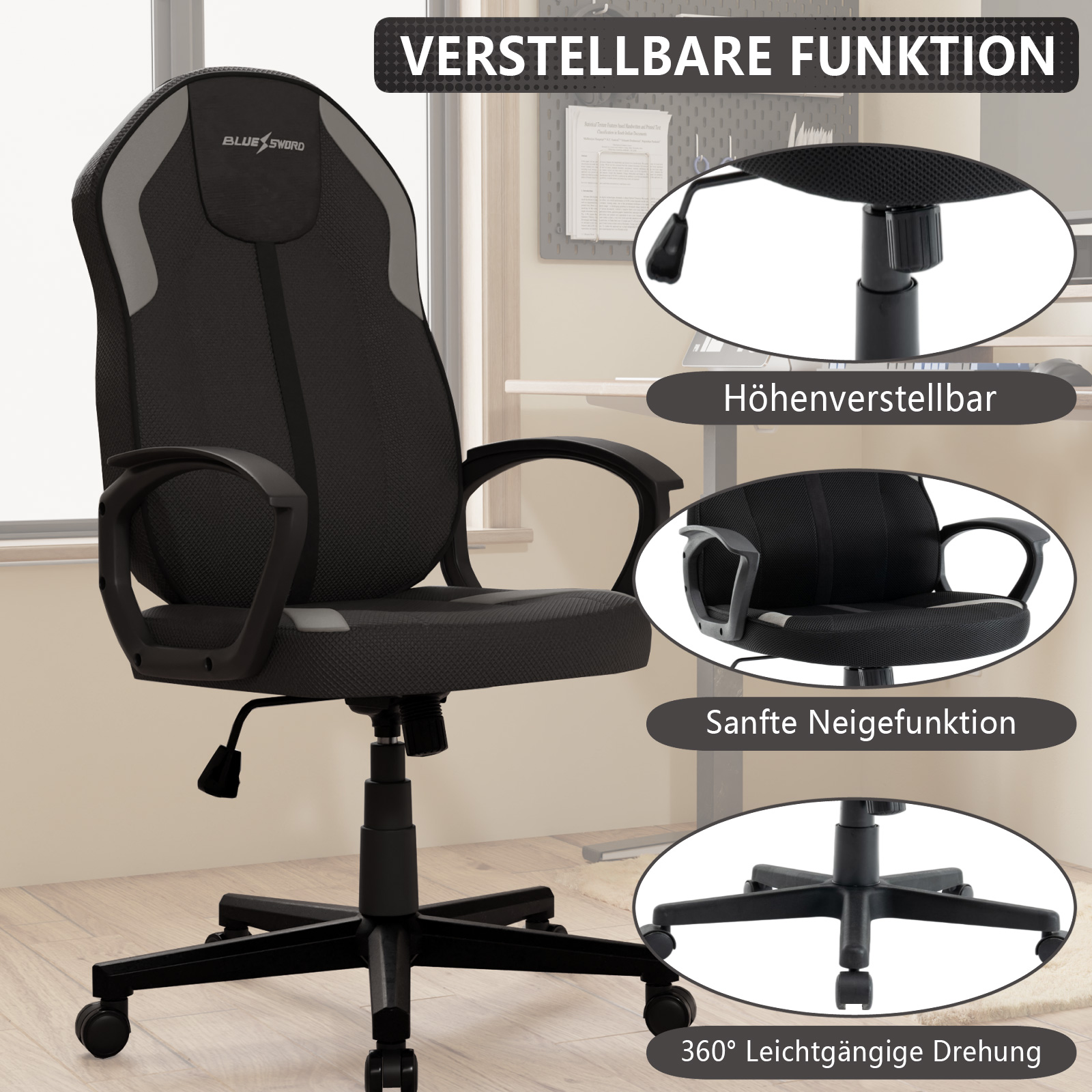 Silla de Oficina Ergonómica Vi - Office Tech Chair reseña y precio