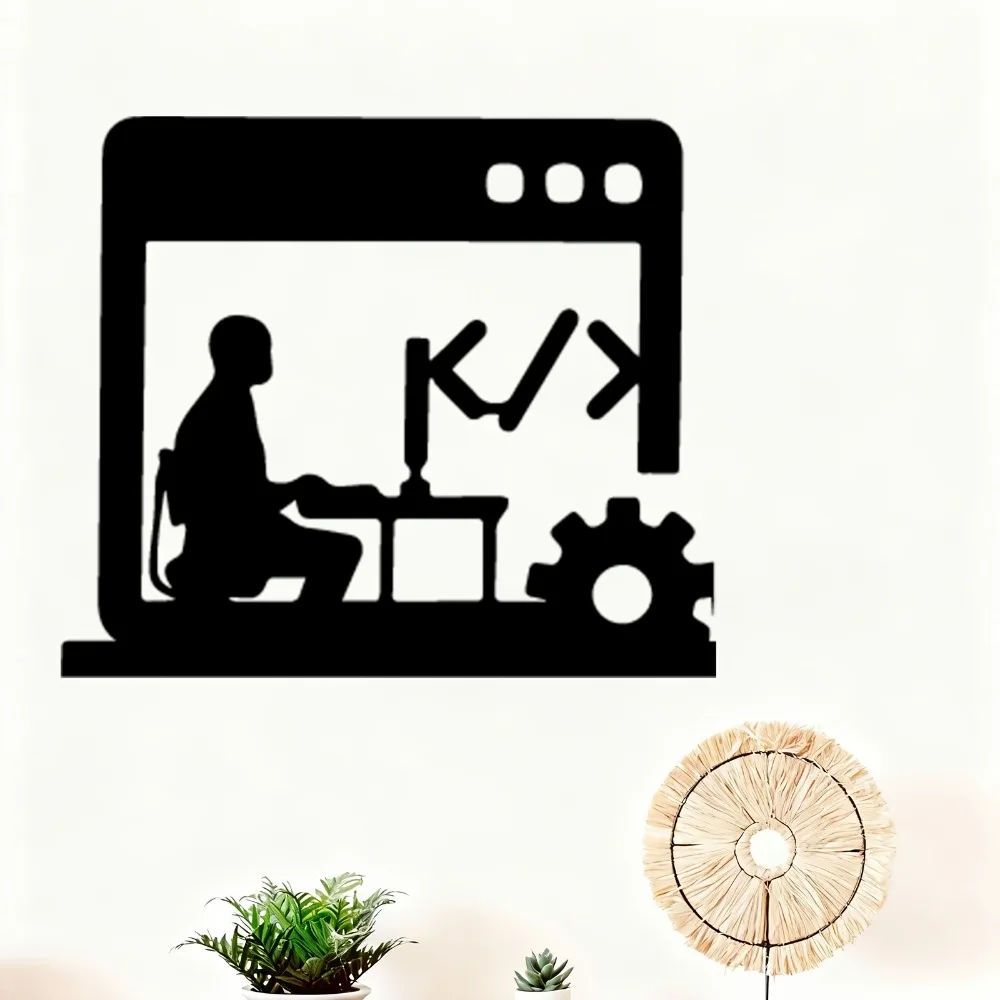 CIFBUY Arte de pared de metal, - Tech Office Wall Decor reseña y precio