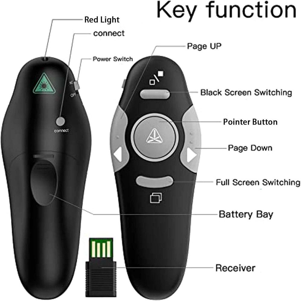 Control USB Powerpoint present - Presentation Remote Laser reseña y precio